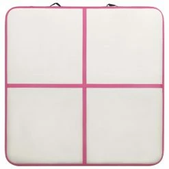 Inflatable Gymnastics Mat with Pump 200x200x10 cm PVC Pink -Sports Shop Inflatable Gymnastics Mat with Pump 200x200x10 cm PVC Pink 432640 4