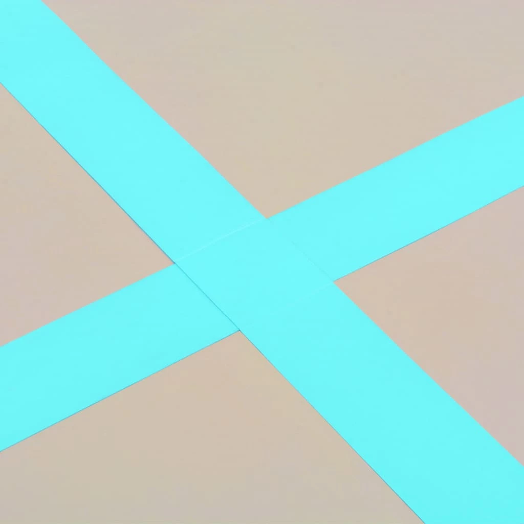 Inflatable Gymnastics Mat with Pump 400x100x10 cm PVC Green 5 Inflatable Gymnastics Mat with Pump 400x100x10 cm PVC Green - Image 3