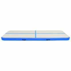Inflatable Gymnastics Mat with Pump 400x100x20 cm PVC Blue -Sports Shop Inflatable Gymnastics Mat with Pump 400x100x20 cm PVC Blue 428417 3