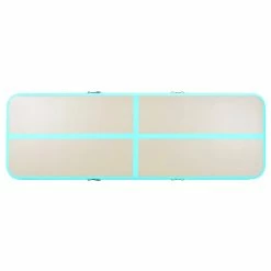 Inflatable Gymnastics Mat with Pump 600x100x10 cm PVC Green -Sports Shop Inflatable Gymnastics Mat with Pump 600x100x10 cm PVC Green 433003 5