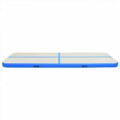 Inflatable Gymnastics Mat with Pump 600x100x15 cm PVC Blue -Sports Shop Inflatable Gymnastics Mat with Pump 600x100x15 cm PVC Blue 492306 2