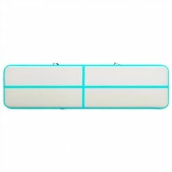 Inflatable Gymnastics Mat with Pump 600x100x15 cm PVC Green 12 Inflatable Gymnastics Mat with Pump 600x100x15 cm PVC Green -Sports Shop Inflatable Gymnastics Mat with Pump 600x100x15 cm PVC Green 490154 4
