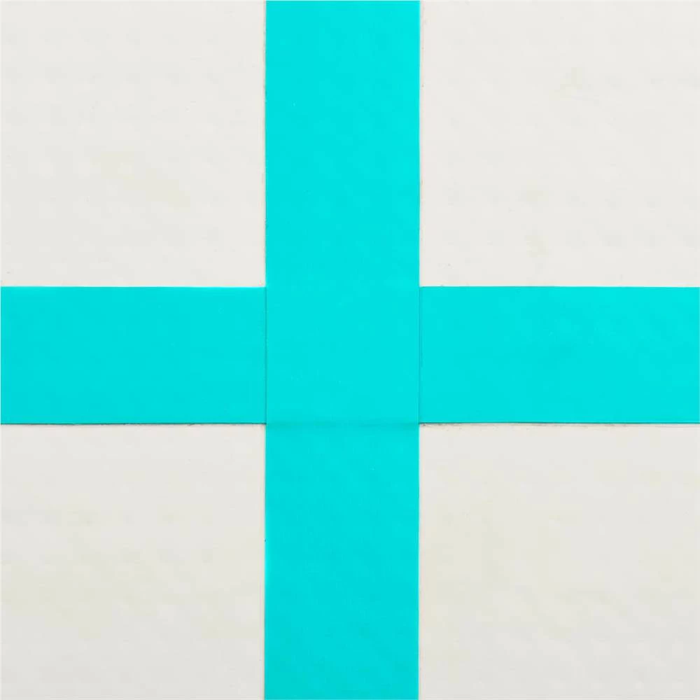 Inflatable Gymnastics Mat with Pump 600x100x20 cm PVC Green 4 Inflatable Gymnastics Mat with Pump 600x100x20 cm PVC Green - Image 2