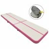 Inflatable Gymnastics Mat with Pump 600x100x20 cm PVC Pink -Sports Shop Inflatable Gymnastics Mat with Pump 600x100x20 cm PVC Pink 487639 0
