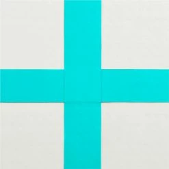 Inflatable Gymnastics Mat with Pump 700x100x15 cm PVC Green 9 Inflatable Gymnastics Mat with Pump 700x100x15 cm PVC Green -Sports Shop Inflatable Gymnastics Mat with Pump 700x100x15 cm PVC Green 486408 1