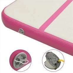 Inflatable Gymnastics Mat with Pump 700x100x15 cm PVC Pink -Sports Shop Inflatable Gymnastics Mat with Pump 700x100x15 cm PVC Pink 489190 5