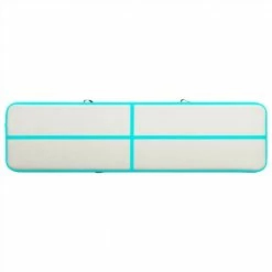 Inflatable Gymnastics Mat with Pump 700x100x20 cm PVC Green -Sports Shop Inflatable Gymnastics Mat with Pump 700x100x20 cm PVC Green 486083 4
