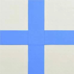 Inflatable Gymnastics Mat with Pump 800x100x20 cm PVC Blue -Sports Shop Inflatable Gymnastics Mat with Pump 800x100x20 cm PVC Blue 486205 1
