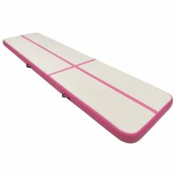 Inflatable Gymnastics Mat with Pump 800x100x20 cm PVC Pink -Sports Shop Inflatable Gymnastics Mat with Pump 800x100x20 cm PVC Pink 492417 2