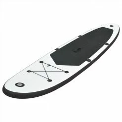 Inflatable Stand Up Paddle Board Set Black and White -Sports Shop Inflatable Stand Up Paddle Board Set Black and White 456927 1