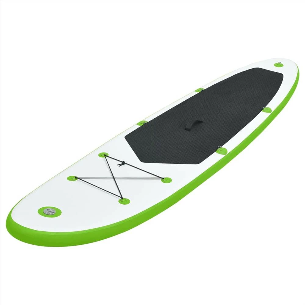 Inflatable Stand Up Paddle Board Set Green and White 4 Inflatable Stand Up Paddle Board Set Green and White - Image 2