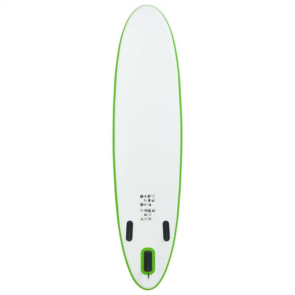 Inflatable Stand Up Paddle Board Set Green and White 5 Inflatable Stand Up Paddle Board Set Green and White - Image 3