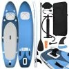 Inflatable Stand Up Paddle Board Set Sea Blue 330x76x10 cm -Sports Shop Inflatable Stand Up Paddle Board Set Sea Blue 330x76x10 cm 504273 0