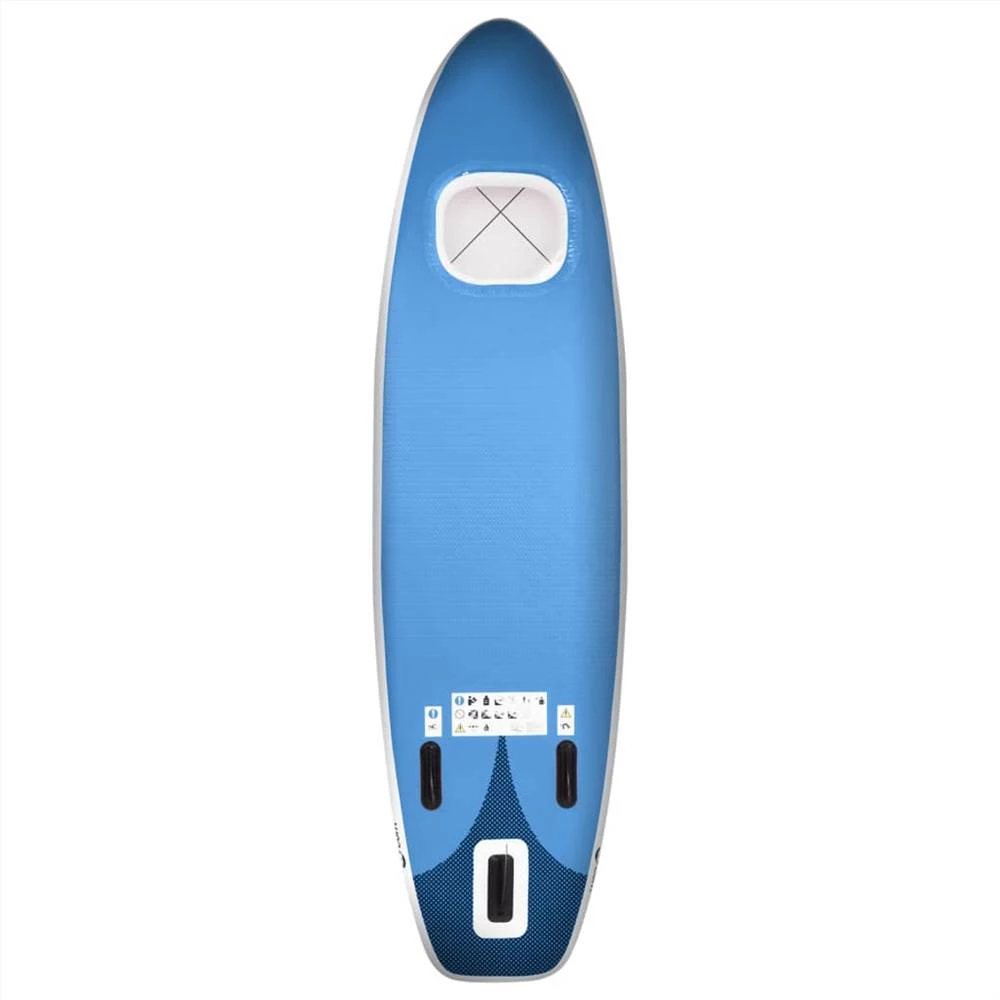 Inflatable Stand Up Paddle Board Set Sea Blue 330x76x10 cm 5 Inflatable Stand Up Paddle Board Set Sea Blue 330x76x10 cm - Image 3