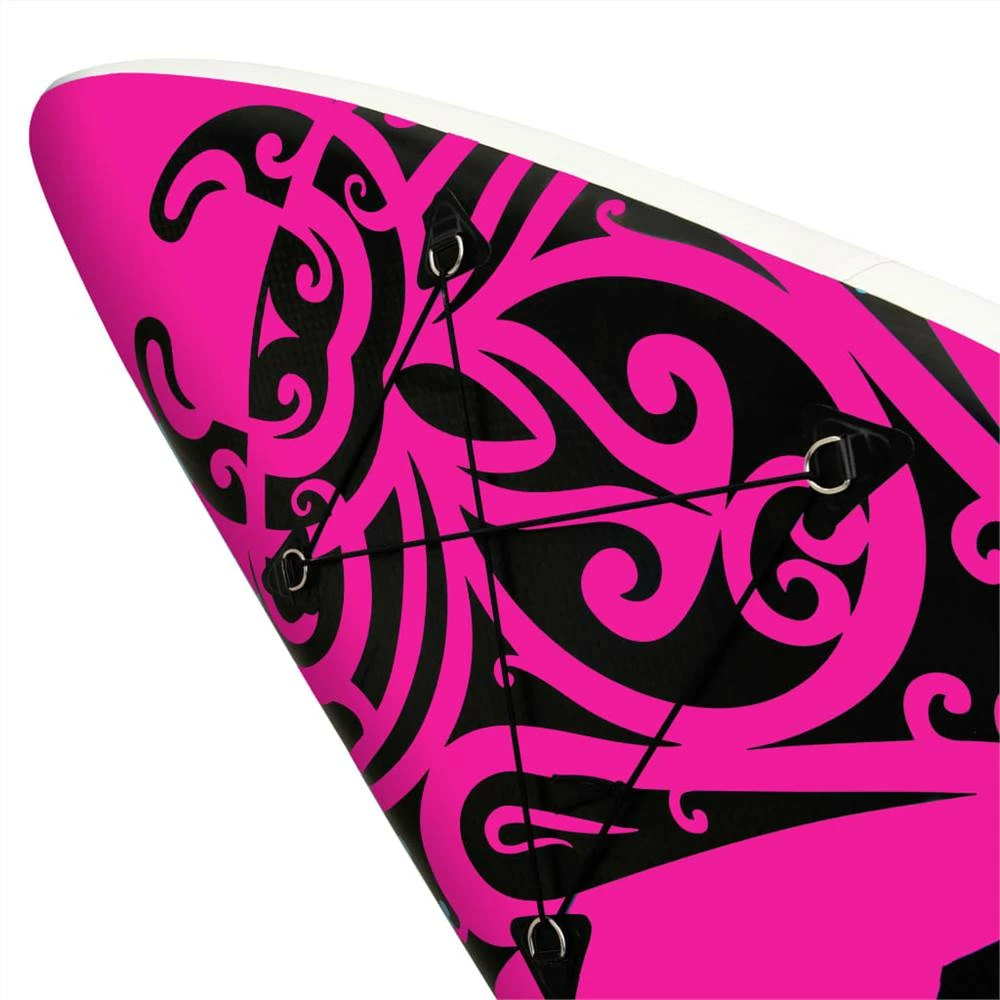 Inflatable Stand Up Paddleboard Set 305x76x15 cm Pink 8 Inflatable Stand Up Paddleboard Set 305x76x15 cm Pink - Image 6
