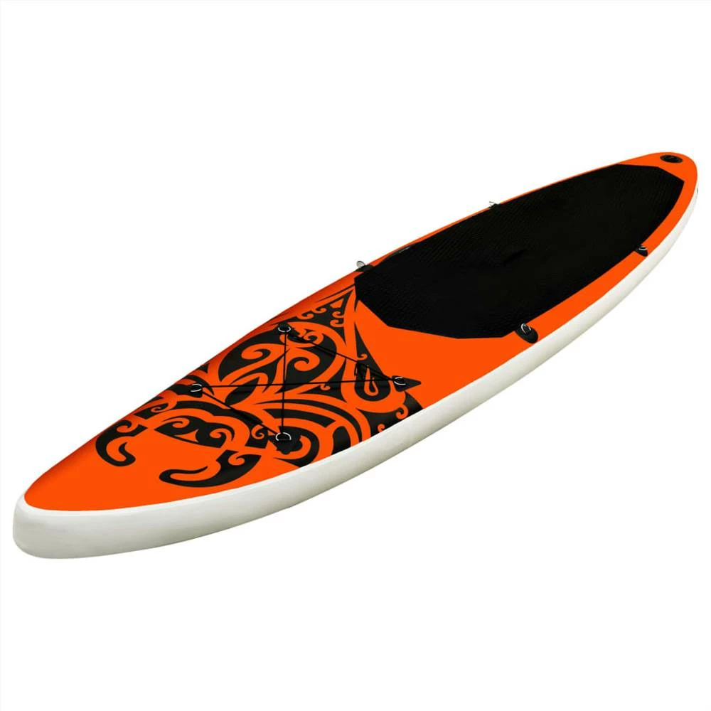 Inflatable Stand Up Paddleboard Set 320x76x15 cm Orange 4 Inflatable Stand Up Paddleboard Set 320x76x15 cm Orange - Image 2