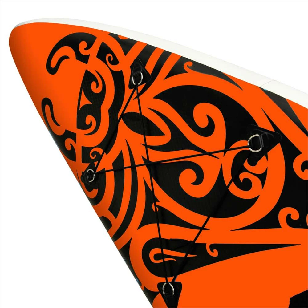 Inflatable Stand Up Paddleboard Set 320x76x15 cm Orange 8 Inflatable Stand Up Paddleboard Set 320x76x15 cm Orange - Image 6