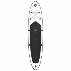 Inflatable Stand Up Paddleboard with Sail Set Black and White 13 Inflatable Stand Up Paddleboard with Sail Set Black and White -Sports Shop Inflatable Stand Up Paddleboard with Sail Set Black and White 456931 5