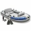 Intex Excursion 4 Set Inflatable Boat with Oars and Pump 68324NP 1 Intex Excursion 4 Set Inflatable Boat with Oars and Pump 68324NP -Sports Shop Intex Excursion 4 Set Inflatable Boat with Oars and Pump 68324NP 497905 0
