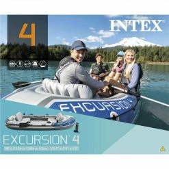 Intex Excursion 4 Set Inflatable Boat with Oars and Pump 68324NP -Sports Shop Intex Excursion 4 Set Inflatable Boat with Oars and Pump 68324NP 497905 5