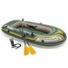 Intex Seahawk 2 Set Inflatable Boat with Oars and Pump 68347NP -Sports Shop Intex Seahawk 2 Set Inflatable Boat with Oars and Pump 68347NP 500368 0