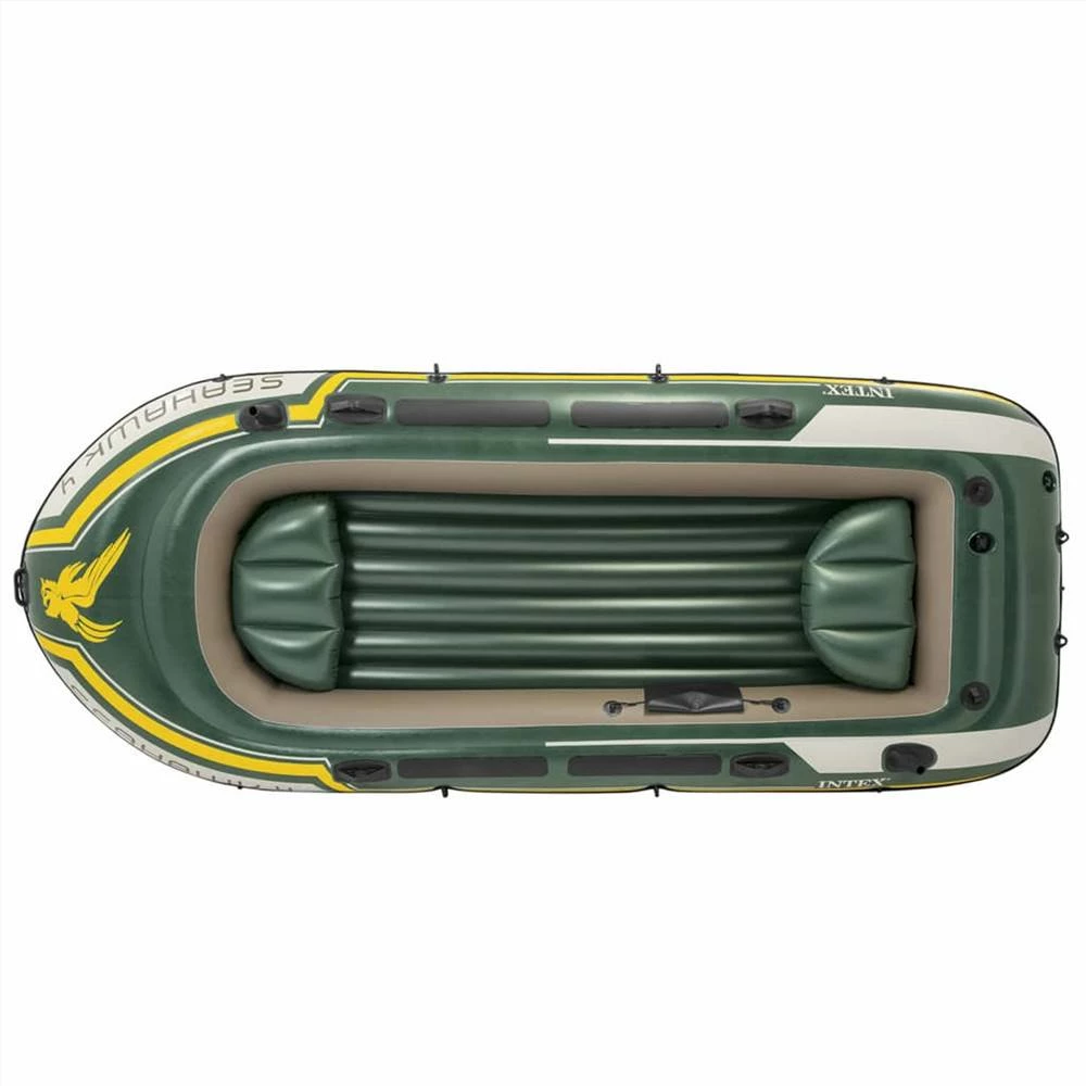 Intex Seahawk 4 Set Inflatable Boat with Oars and Pump 68351NP 6 Intex Seahawk 4 Set Inflatable Boat with Oars and Pump 68351NP - Image 4