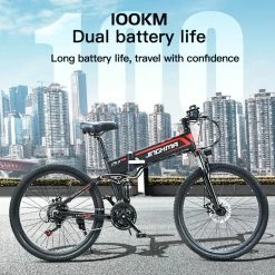 JINGHMA R3 500W 48V 12.8Ah 26 Inch Tire Electric Bicycle 40km/h Max Speed 70km Range 120kg Max Load with 2 Batteries -Sports Shop JINGHMA R3 500W 48V 12 8Ah Electric Bicycle with 2 Batteries 498413 1