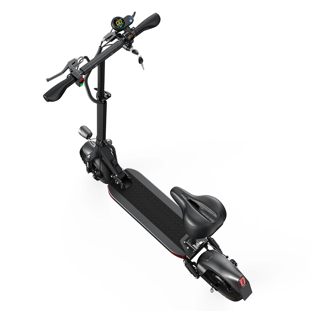 JOYOR Y5-S Electric Scooter with Seat 10 Inch Tires 13Ah 48V Battery 500W Brushless Motor 25Km/h Max Speed 120KG Load 36.9 Miles Long Range - Black 8 JOYOR Y5-S Electric Scooter with Seat 10 Inch Tires 13Ah 48V Battery 500W Brushless Motor 25Km/h Max Speed 120KG Load 36.9 Miles Long Range - Black - Image 6