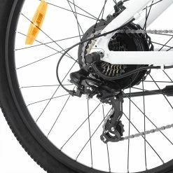 KAISDA K1-V Electric Bike 26 Inch Foldable Mountain Bike 250W Motor 25Km/h Max Speed 36V 10.4Ah Battery 70KM Max Range 120KG Max Load - White -Sports Shop KAISDA K1 V Electric Bike 26 Mountain Bike White 506520 5