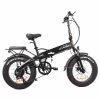 KAISDA K2 Pro Folding Electric Moped Bike Mountain Bicycle 20*4.0 Inch Fat Tire Bafang 350W Motor Max Speed 25Km/h 48V 12.8AH Battery Max Load 150KG SHIMANO 21 Speed APP Control - Black 2 KAISDA K2 Pro Folding Electric Moped Bike Mountain Bicycle 20*4.0 Inch Fat Tire Bafang 350W Motor Max Speed 25Km/h 48V 12.8AH Battery Max Load 150KG SHIMANO 21 Speed APP Control - Black -Sports Shop KAISDA K2 Pro 20 4 0 inch Fat Tire Folding Electric Moped Bike 509053 0