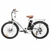 KAISDA K6 Pro Electric City Bike 26 Inch 36V 12.4Ah 350W Motor 32Km/h Max Speed Shimano 7-Speed E-bike IP54 Waterproof LED Light - White -Sports Shop KAISDA K6 Electric City Bike 26 inch 36V 10Ah 350W Motor White 513299 0