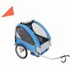 Kids' Bicycle Trailer Grey and Blue 30 kg -Sports Shop Kids Bicycle Trailer Grey and Blue 30 kg 428519 0