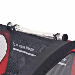 Kids' Bicycle Trailer Red and Black 30 kg 10 Kids' Bicycle Trailer Red and Black 30 kg -Sports Shop Kids Bicycle Trailer Red and Black 30 kg 429530 2