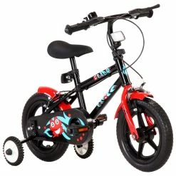 Kids Bike 12 inch Black and Red -Sports Shop Kids Bike 12 inch Black and Red 427152 1