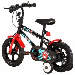 Kids Bike 12 inch Black and Red -Sports Shop Kids Bike 12 inch Black and Red 427152 2
