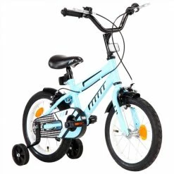 Kids Bike 14 inch Black and Blue -Sports Shop Kids Bike 14 inch Black and Blue 488171 1