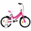 Kids Bike 14 inch Black and Pink