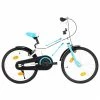 Kids Bike 18 inch Blue and White 1 Kids Bike 18 inch Blue and White -Sports Shop Kids Bike 18 inch Blue and White 489815 0