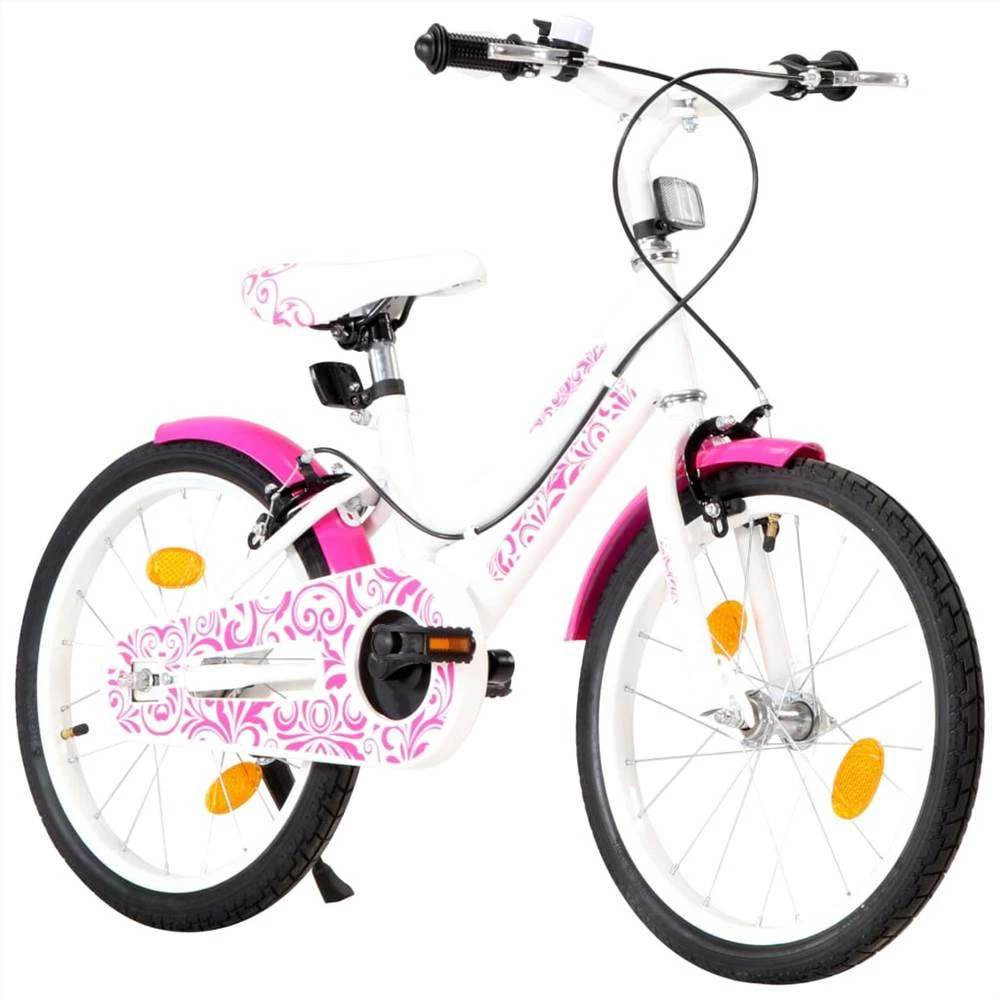 Kids Bike 18 inch Pink and White 4 Kids Bike 18 inch Pink and White - Image 2