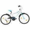 Kids Bike 20 inch Blue and White 2 Kids Bike 20 inch Blue and White -Sports Shop Kids Bike 20 inch Blue and White 489010 0