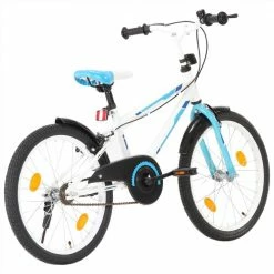 Kids Bike 20 inch Blue and White -Sports Shop Kids Bike 20 inch Blue and White 489010 2