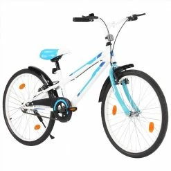 Kids Bike 24 inch Blue and White -Sports Shop Kids Bike 24 inch Blue and White 488366 3