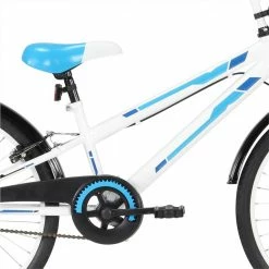 Kids Bike 24 inch Blue and White -Sports Shop Kids Bike 24 inch Blue and White 488366 4