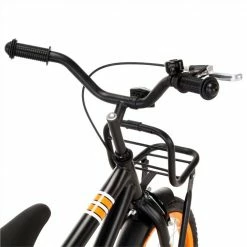 Kids Bike with Front Carrier 14 inch Black and Orange -Sports Shop Kids Bike with Front Carrier 14 inch Black and Orange 490219 3