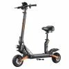 KuKirin G2 PRO Adventurers Dream Folding Electric Scooter 9 Inch Pneumatic Tire 600W Brushless Motor 48V 15AH Battery Max Speed 45km/h Max Range 55KM HD LCD Display Dual Disc Brake Led Light with Seat - Black