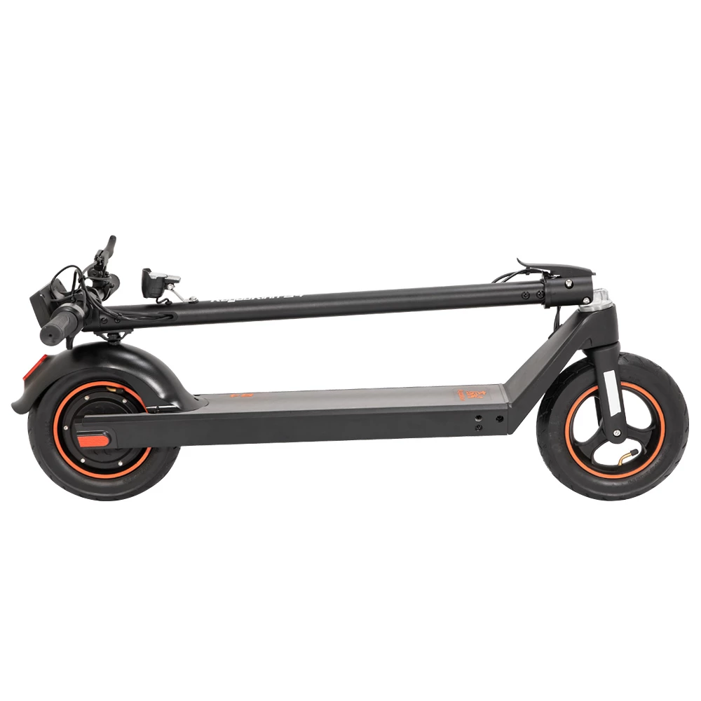 KugooKirin S4 10 inch Pneumatic Tire Folding Electric Scooter Big Touch Dashboard 10Ah Battery 350W Motor 3 Speed Modes Max 35km/h 40KM Max Range EABS+Rear Disc Brake Easily Folded - Black 7 KugooKirin S4 10 inch Pneumatic Tire Folding Electric Scooter Big Touch Dashboard 10Ah Battery 350W Motor 3 Speed Modes Max 35km/h 40KM Max Range EABS+Rear Disc Brake Easily Folded - Black - Image 5