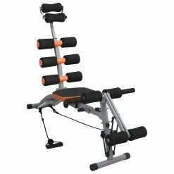 L-shaped Abdominal Trainer with Elastic Strings