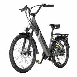 LANKELEISI ES500PRO Electric Bike 500W Motor 48V 16Ah Battery 24'' Tire 32km/h Max Speed Shimano 7 Speed Gear - Grey 6 LANKELEISI ES500PRO Electric Bike 500W Motor 48V 16Ah Battery 24'' Tire 32km/h Max Speed Shimano 7 Speed Gear - Grey -Sports Shop LANKELEISI ES500PRO Electric Bike Grey 517828 1
