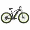 LANKELEISI XC4000 Electric Bike 26*4.0 Inch Fat Tires 1000W Motor 40Km/h Max Speed 48V 17.5Ah Battery Shimano 7 Speed 120Km Range 180Kg Max Load - Green -Sports Shop LANKELEISI XC4000 Electric Bike 48V 1000W Motor Green 502660 0