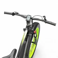 LANKELEISI XC4000 Electric Bike 26*4.0 Inch Fat Tires 1000W Motor 40Km/h Max Speed 48V 17.5Ah Battery Shimano 7 Speed 120Km Range 180Kg Max Load - Green -Sports Shop LANKELEISI XC4000 Electric Bike 48V 1000W Motor Green 502660 4
